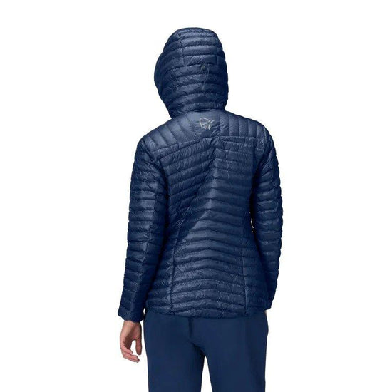 Women's Trollveggen Down800 Super Light Hood - Blue