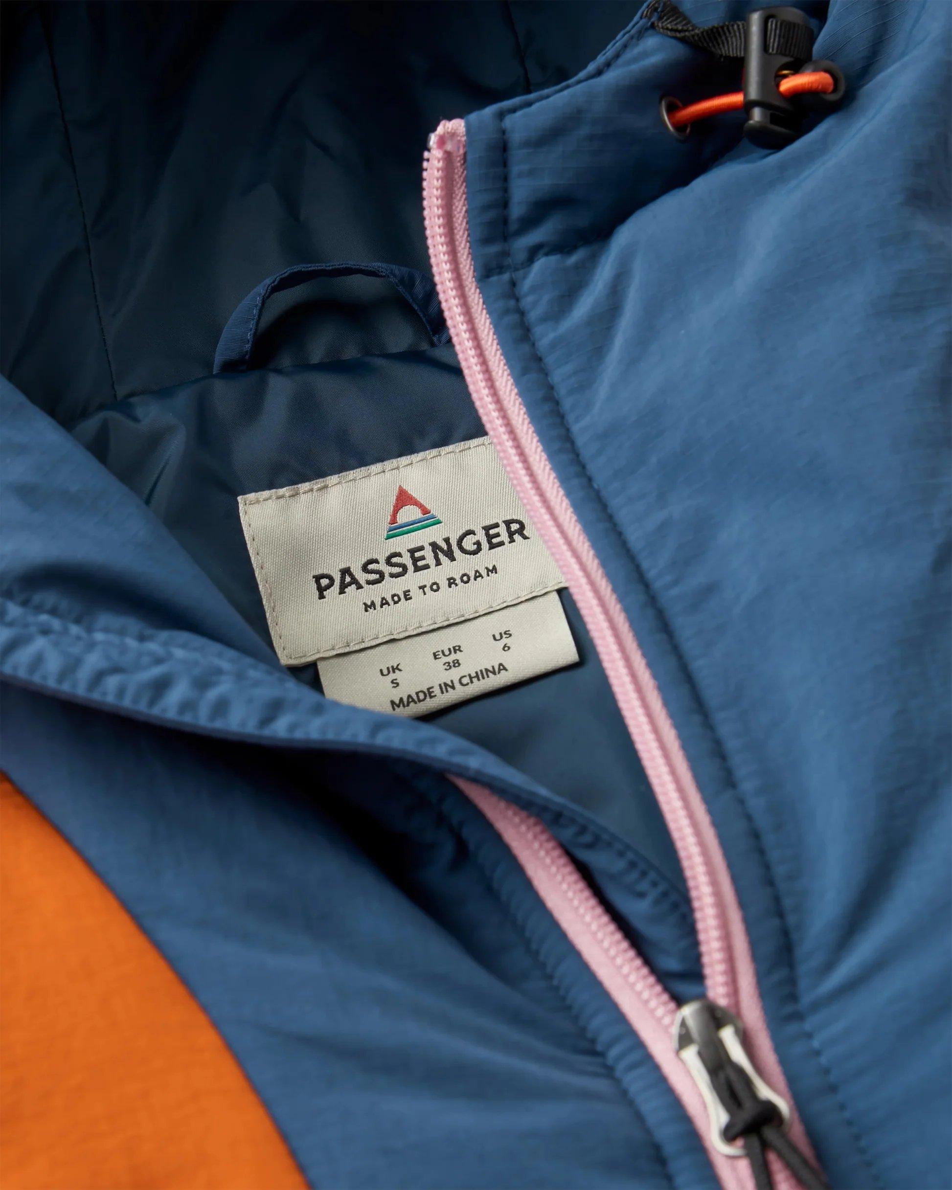 Women's Ocean Insulated 1/2 Zip Jacket - Navy / Orange