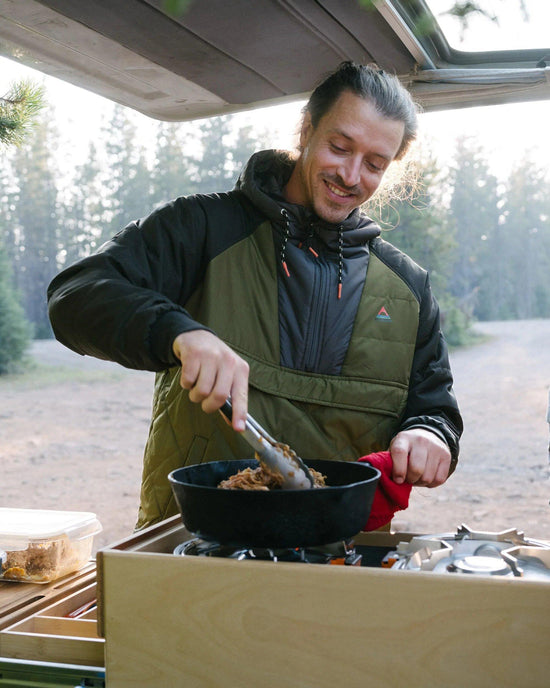 Men's Oceanic Insulated 1/2 Zip Jacket - Green / Black