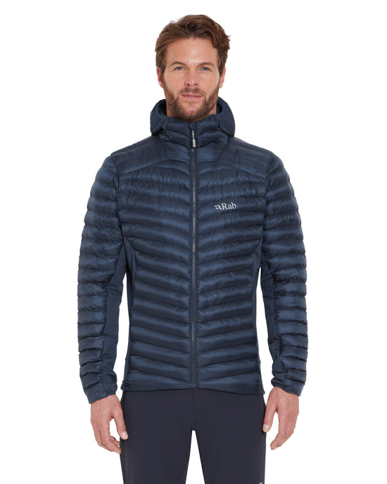Men's Cirrus Flex Hooded Jacket - Blue
