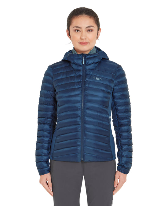 Women's Cirrus Flex Hooded Jacket - Blue