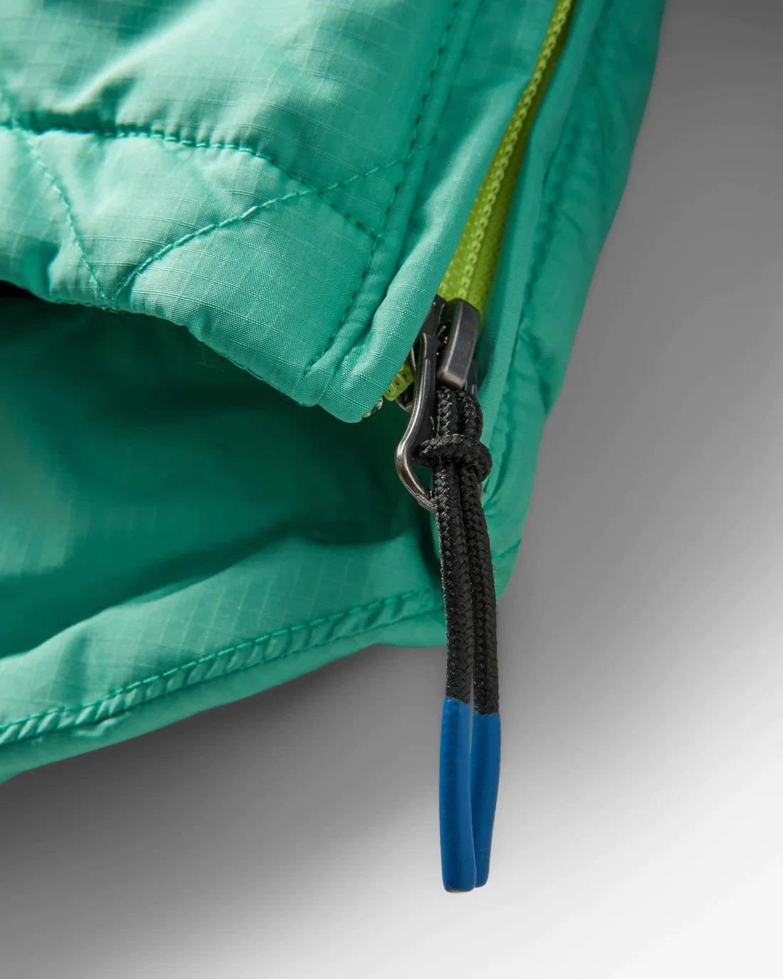 Women's Ocean Insulated 1/2 Zip Jacket - Green / Blue