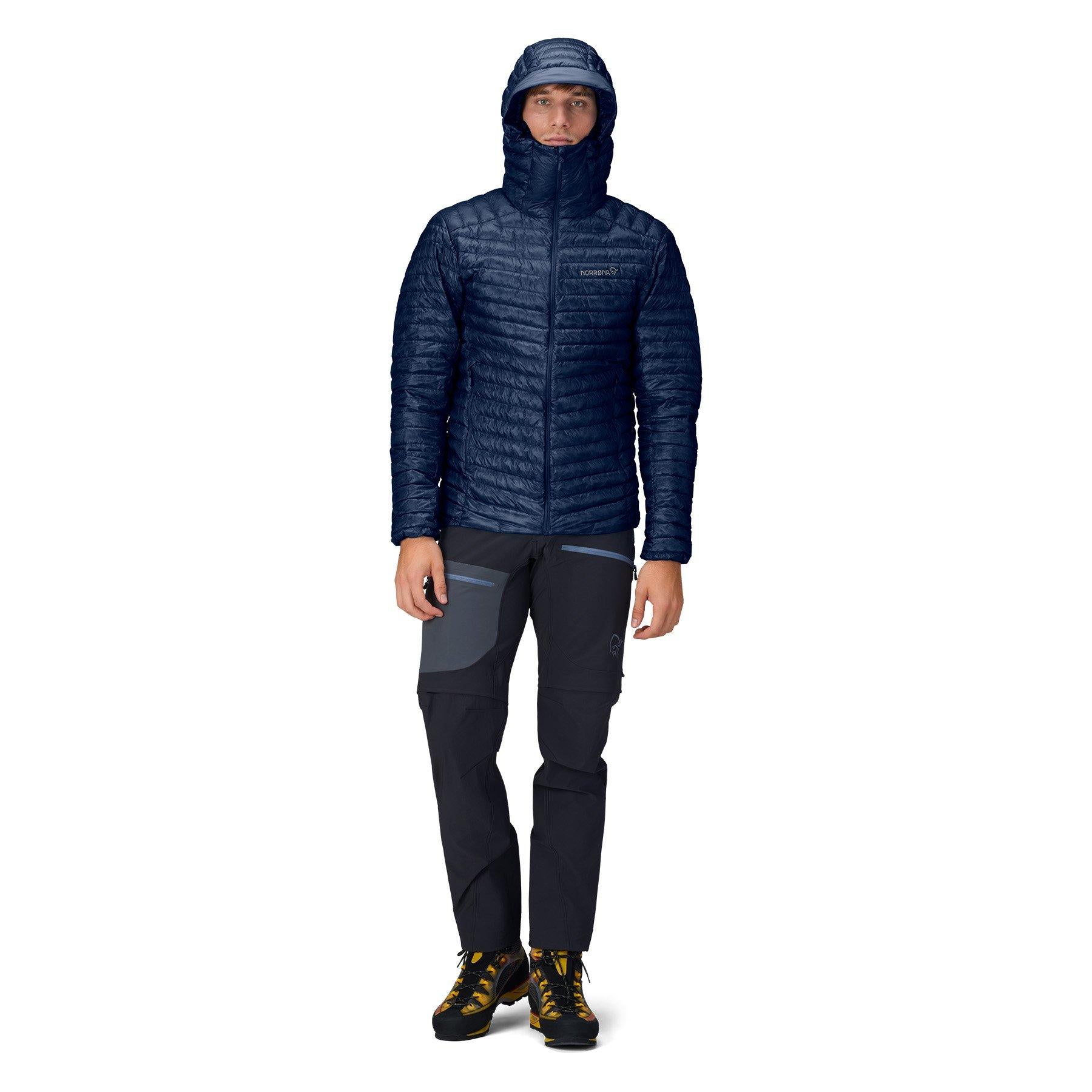 Men's Trollveggen SL Down800 Hooded Jacket - Navy