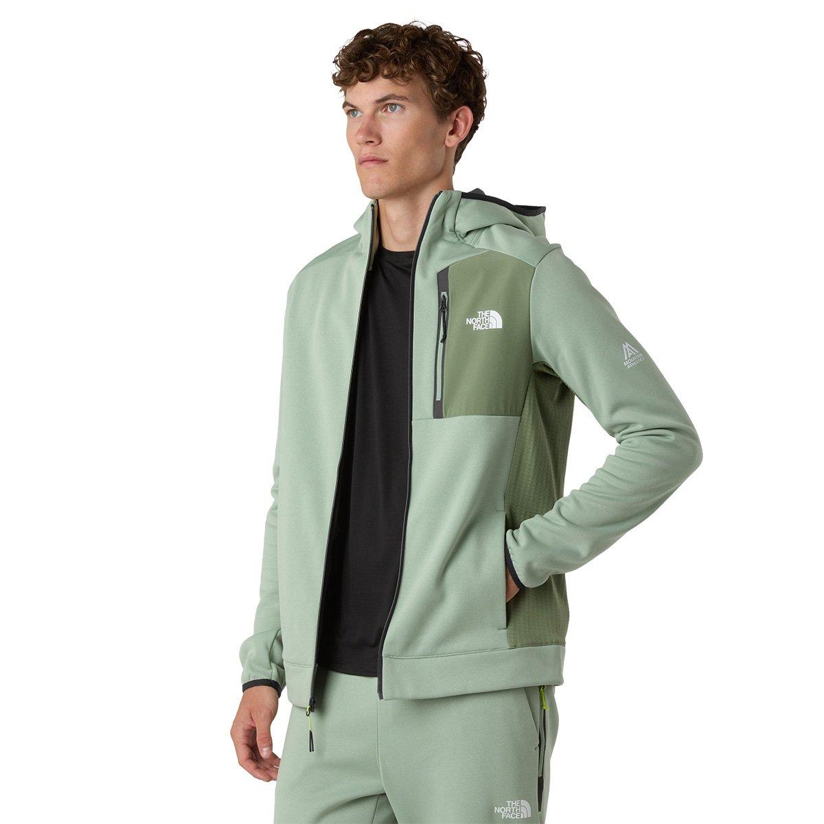 Men's Mountain Athletics Full Zip Hooded Fleece - Green