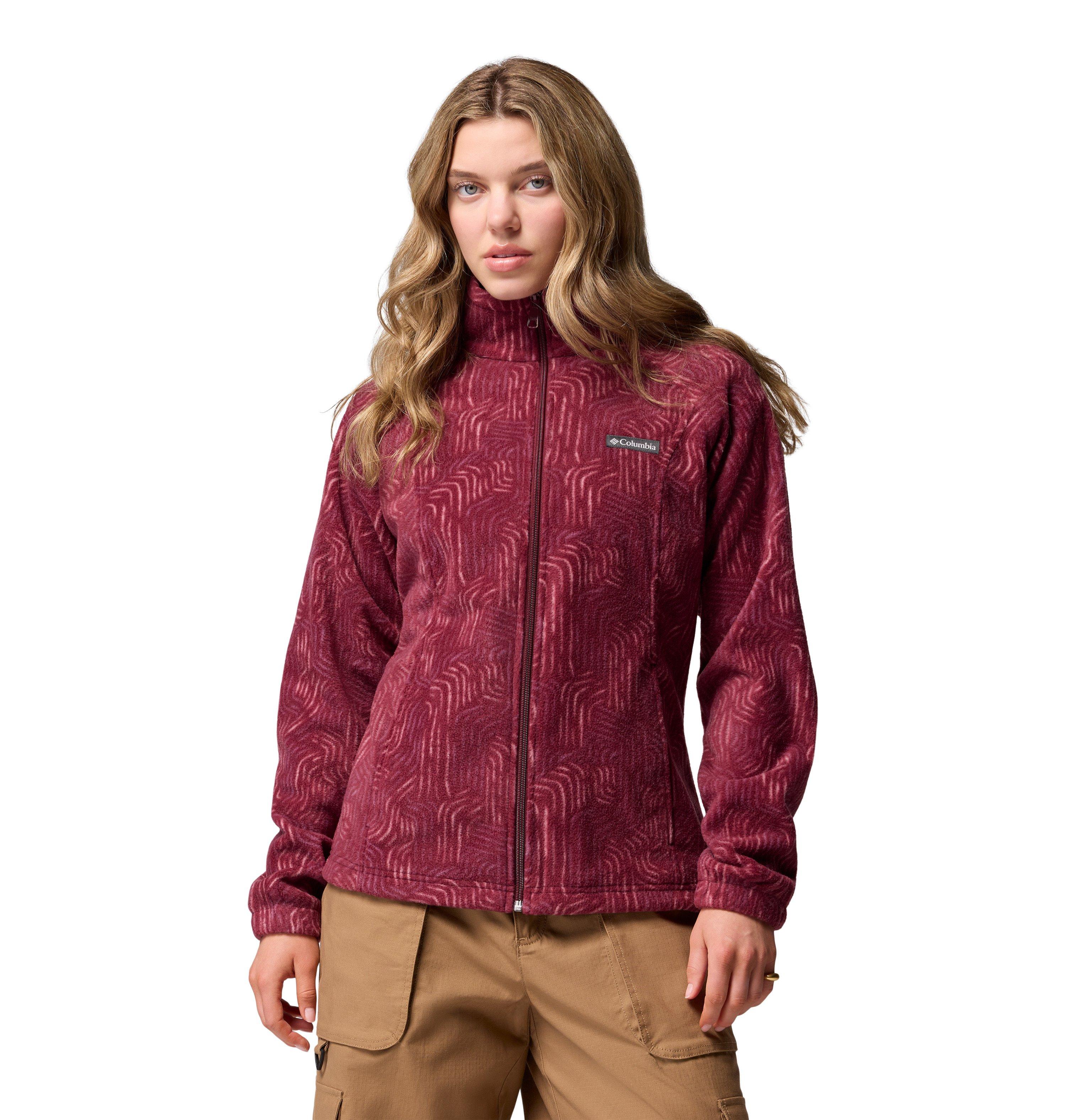 Women's Benton Springs Printed Full Zip Fleece - Red
