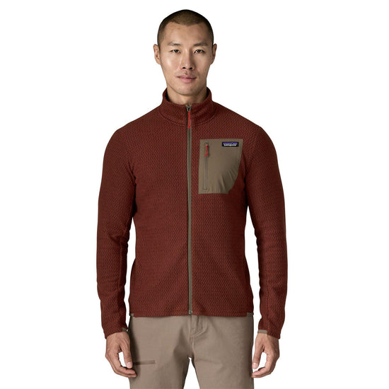 Men's R1 Air Full Zip Fleece - Red