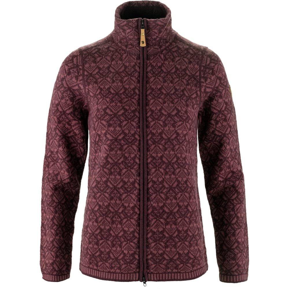 Women's Snow Cardigan - Red