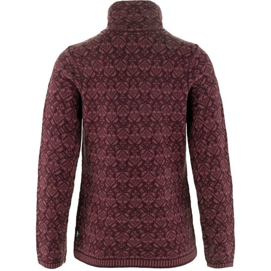 Women's Snow Cardigan - Red