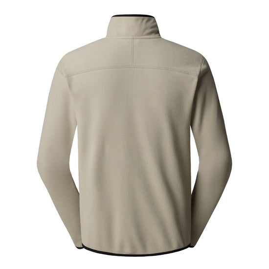 Men's Glacier Embossed Logo 1/4 Zip Fleece - Grey