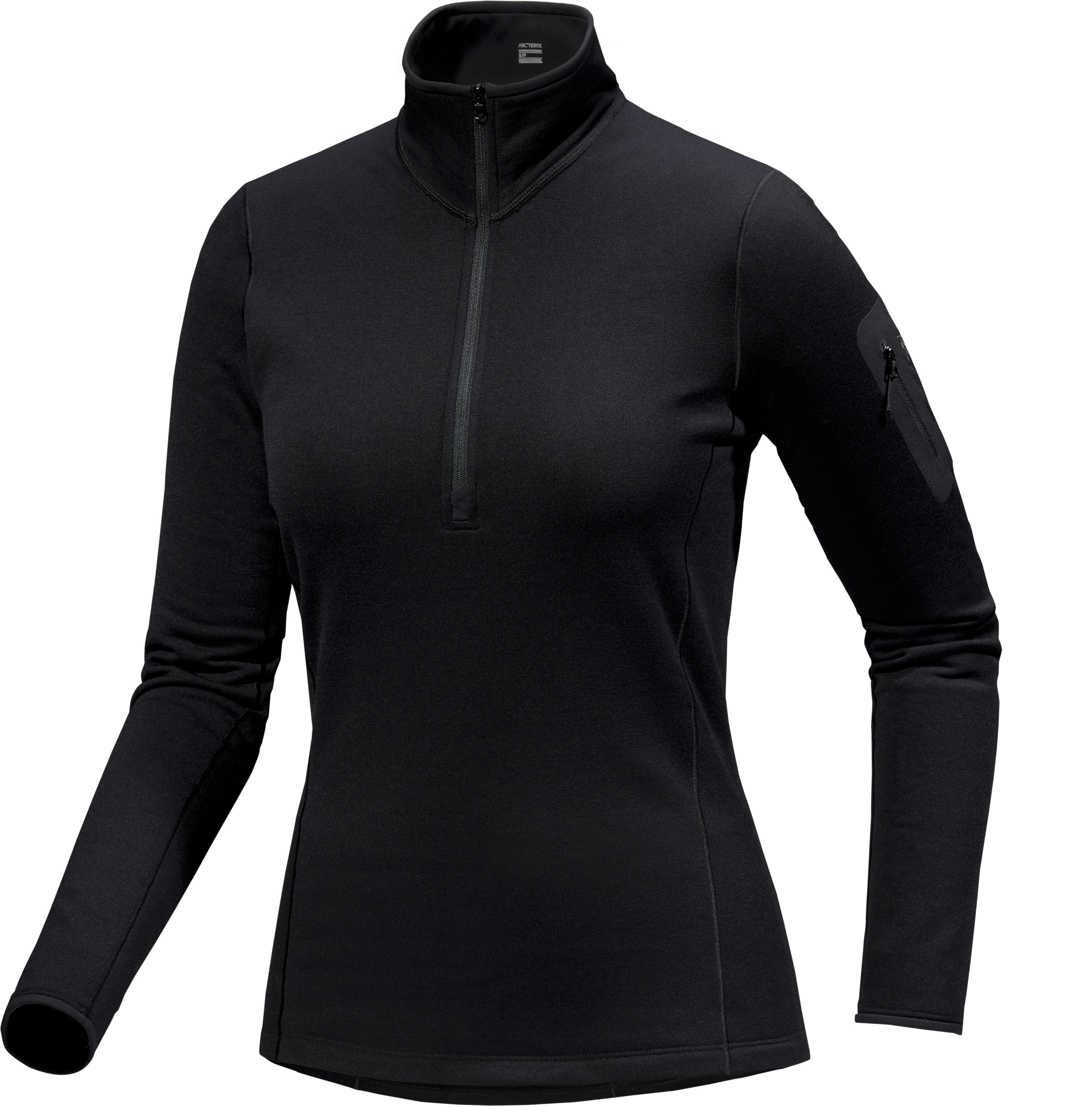 Women's Kyanite Base Layer Zip Neck - Black