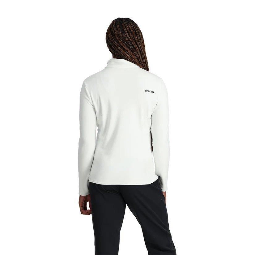 Women's Shimmer Bug 1/2 Zip Fleece - White