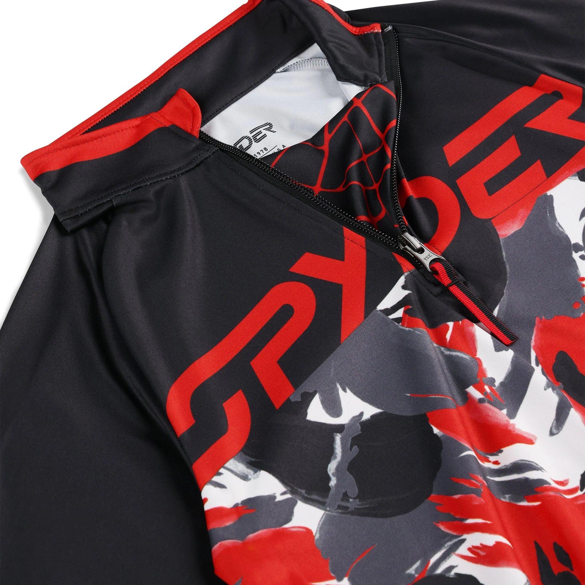 Kids' Camo 1/2 Zip Fleece - Red