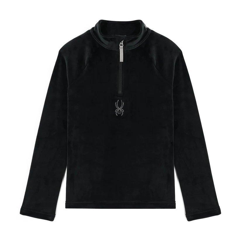 Kids' Shimmer Bug 1/2 Zip Fleece - Black