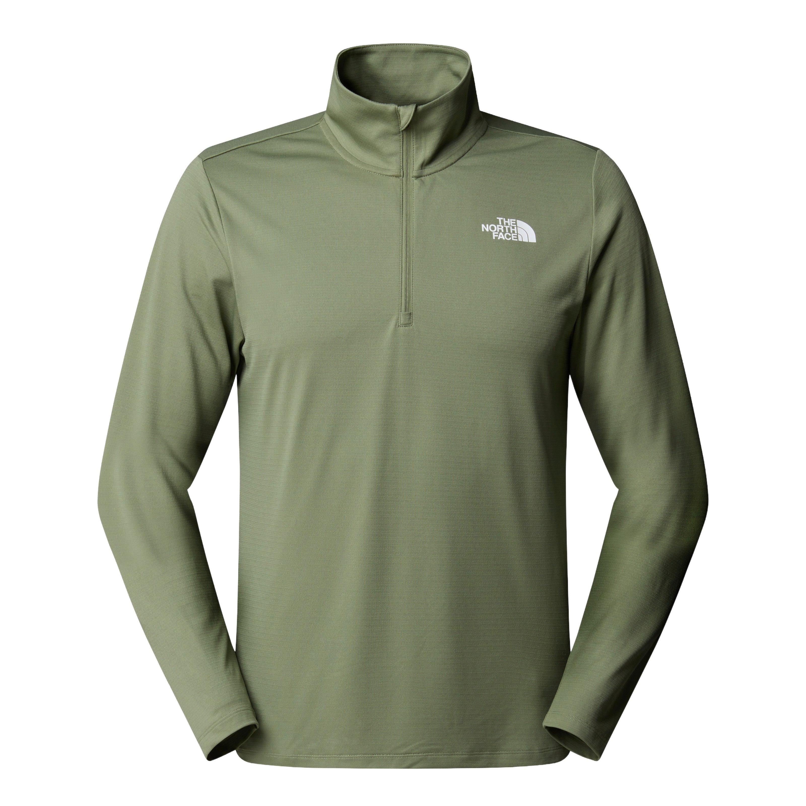 Men's 24/7 1/4 Zip Long-Sleeve T-Shirt - Green