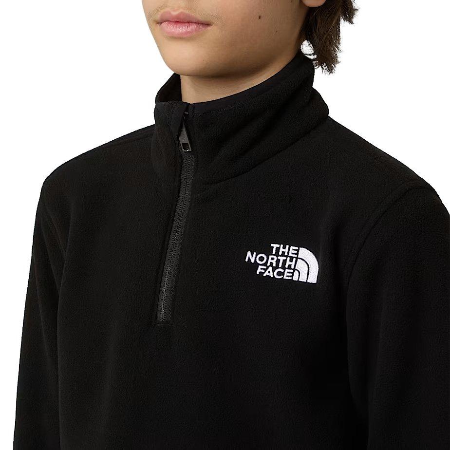 Kids' Glacier 1/4 Zip Fleece - Black