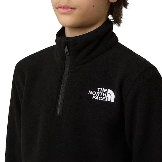 Kids' Glacier 1/4 Zip Fleece - Black