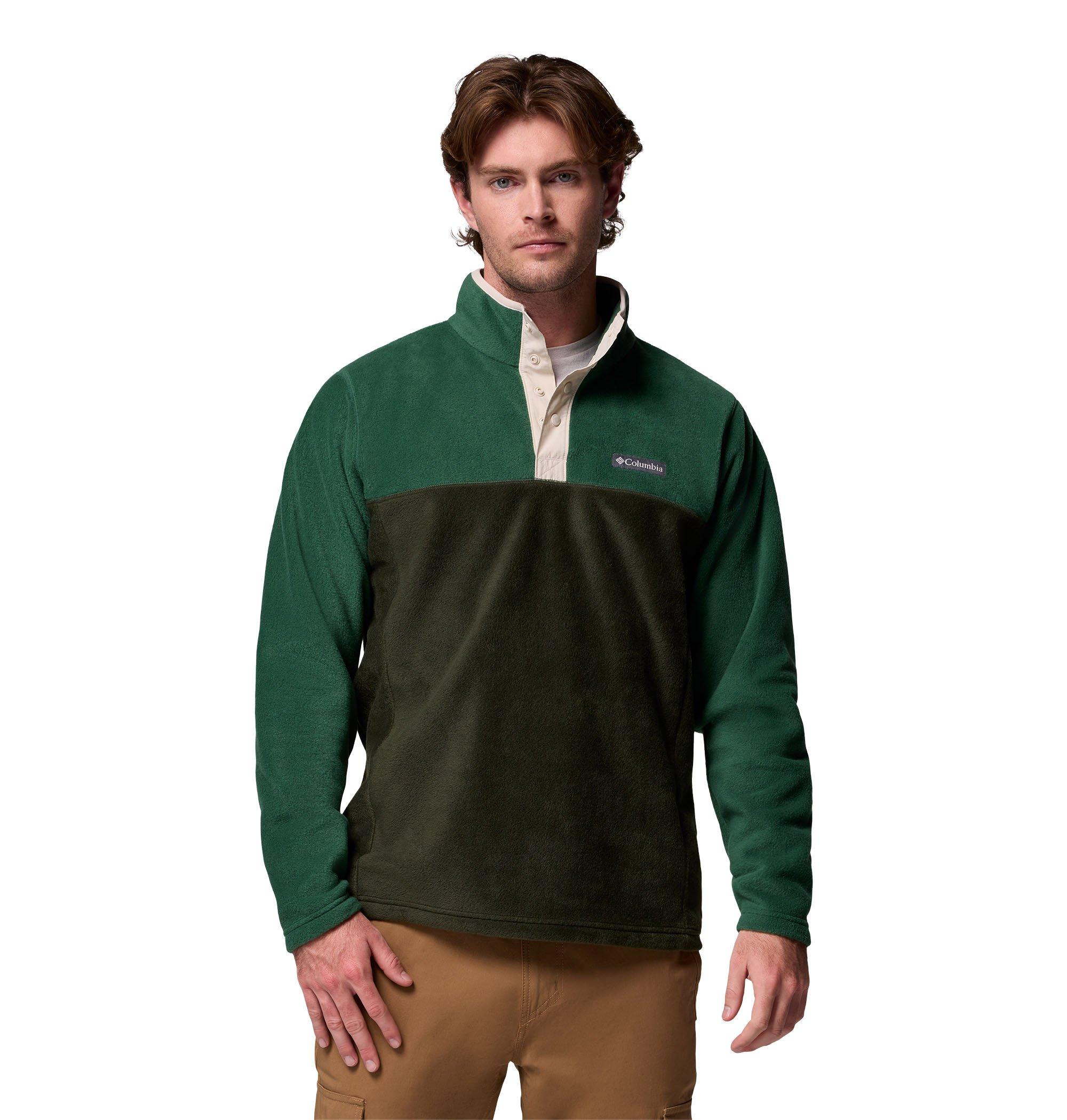 Men's Steens Mountain II 1/2 Snap Fleece - Green