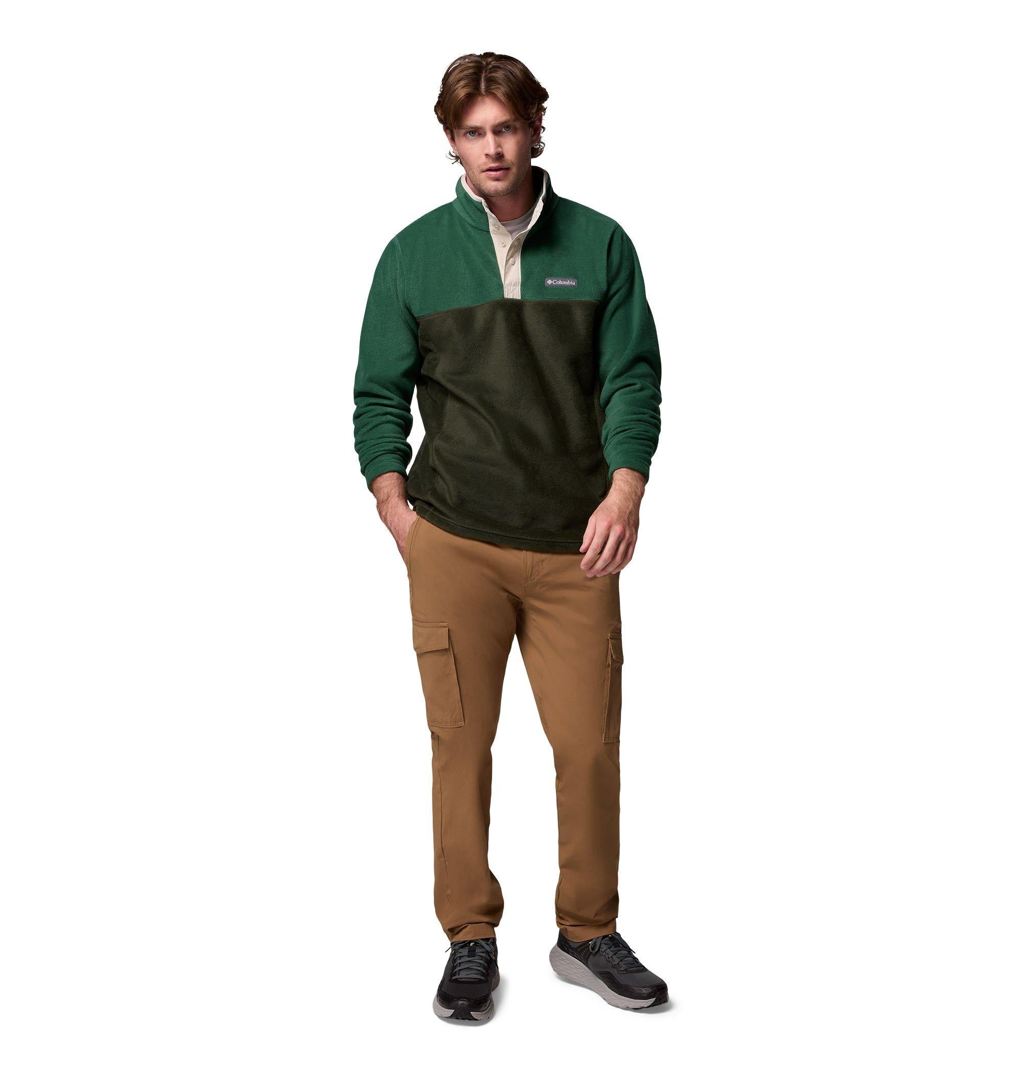 Men's Steens Mountain II 1/2 Snap Fleece - Green