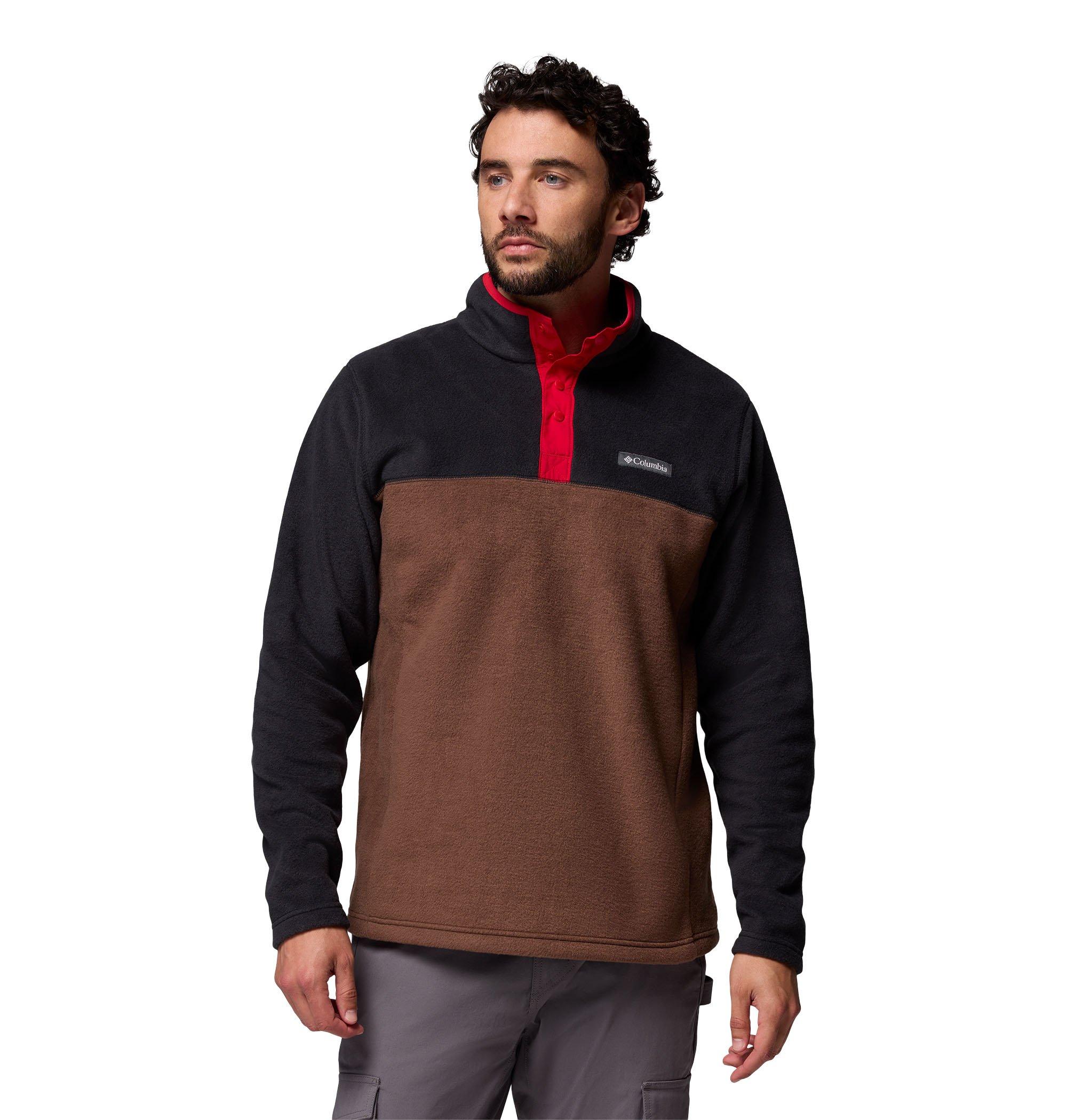 Men's Steens Mountain II 1/2 Snap Fleece - Brown