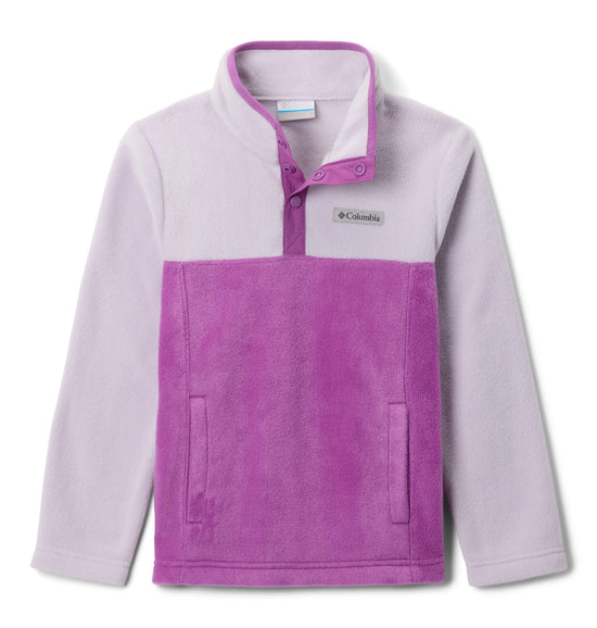 Columbia Kids' Steens Mountain II 1/4 Snap Fleece - Purple