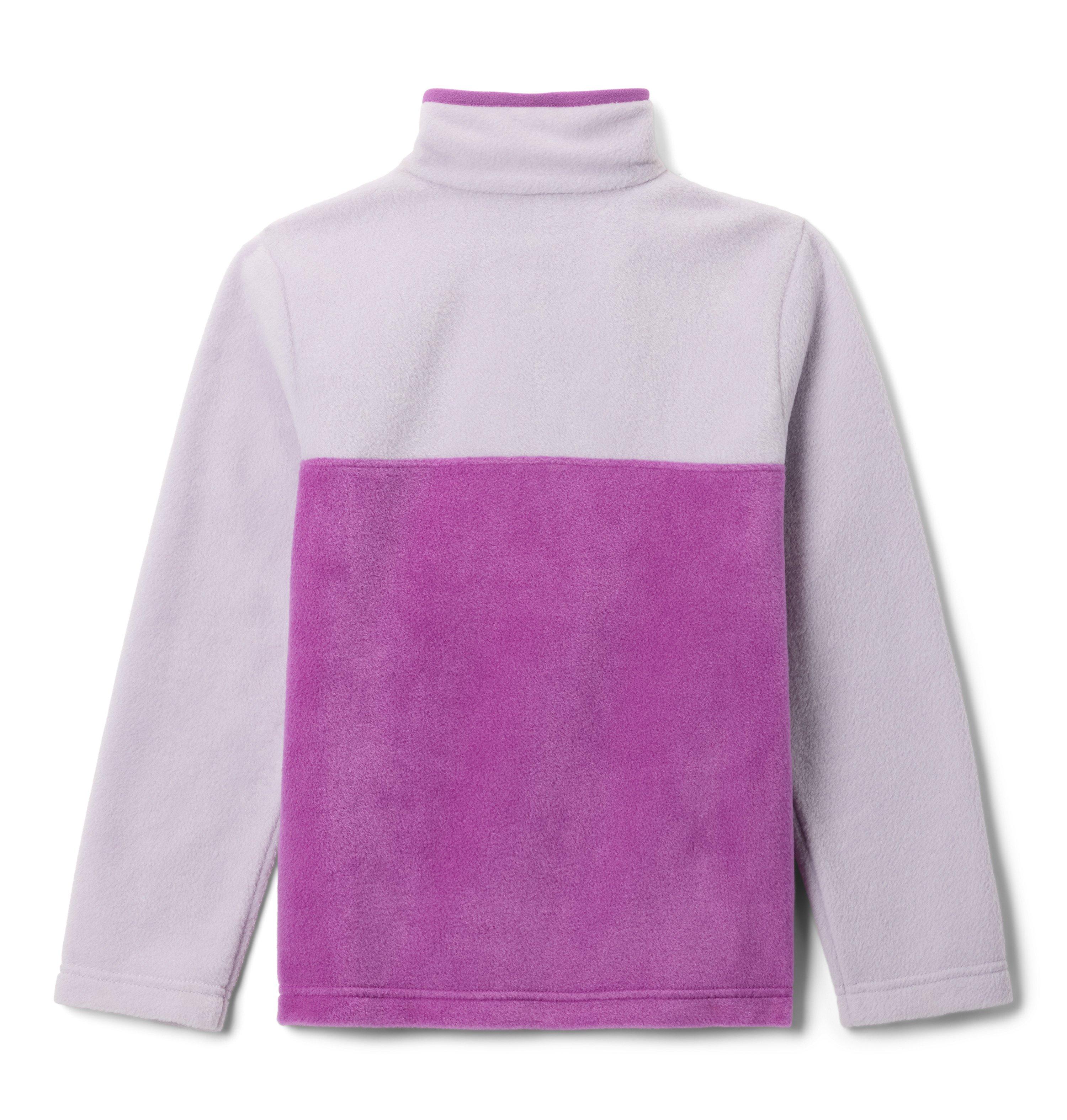 Columbia Kids' Steens Mountain II 1/4 Snap Fleece - Purple