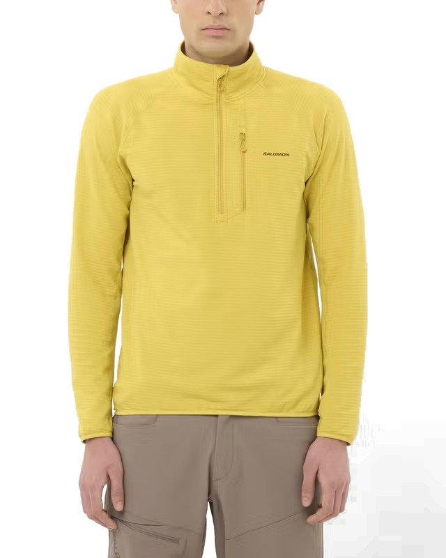 Men's Essential Lightwarm Half-Zip Fleece - Yellow