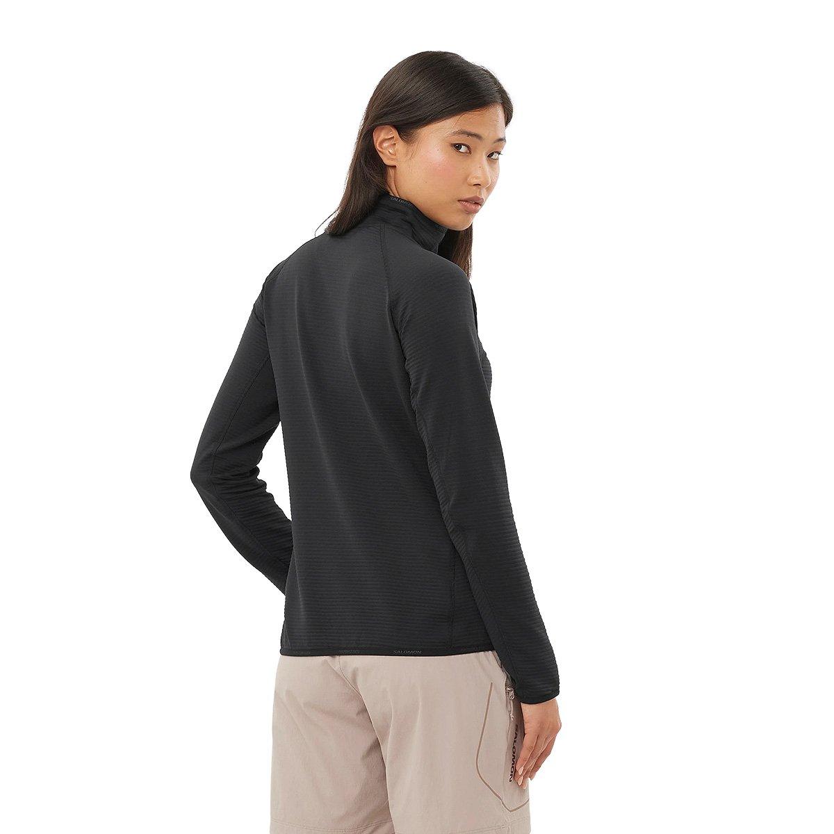 Women's Essential Lightwarm Half-Zip Fleece - Black