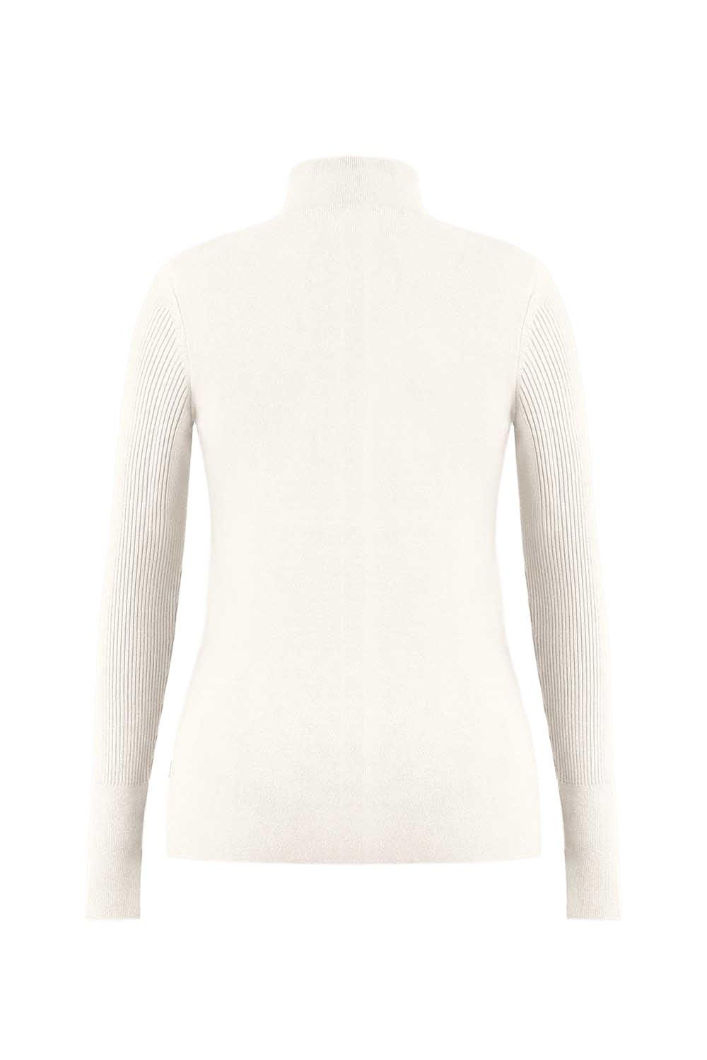 Women's Adele 1/4 Zip Sweater - White