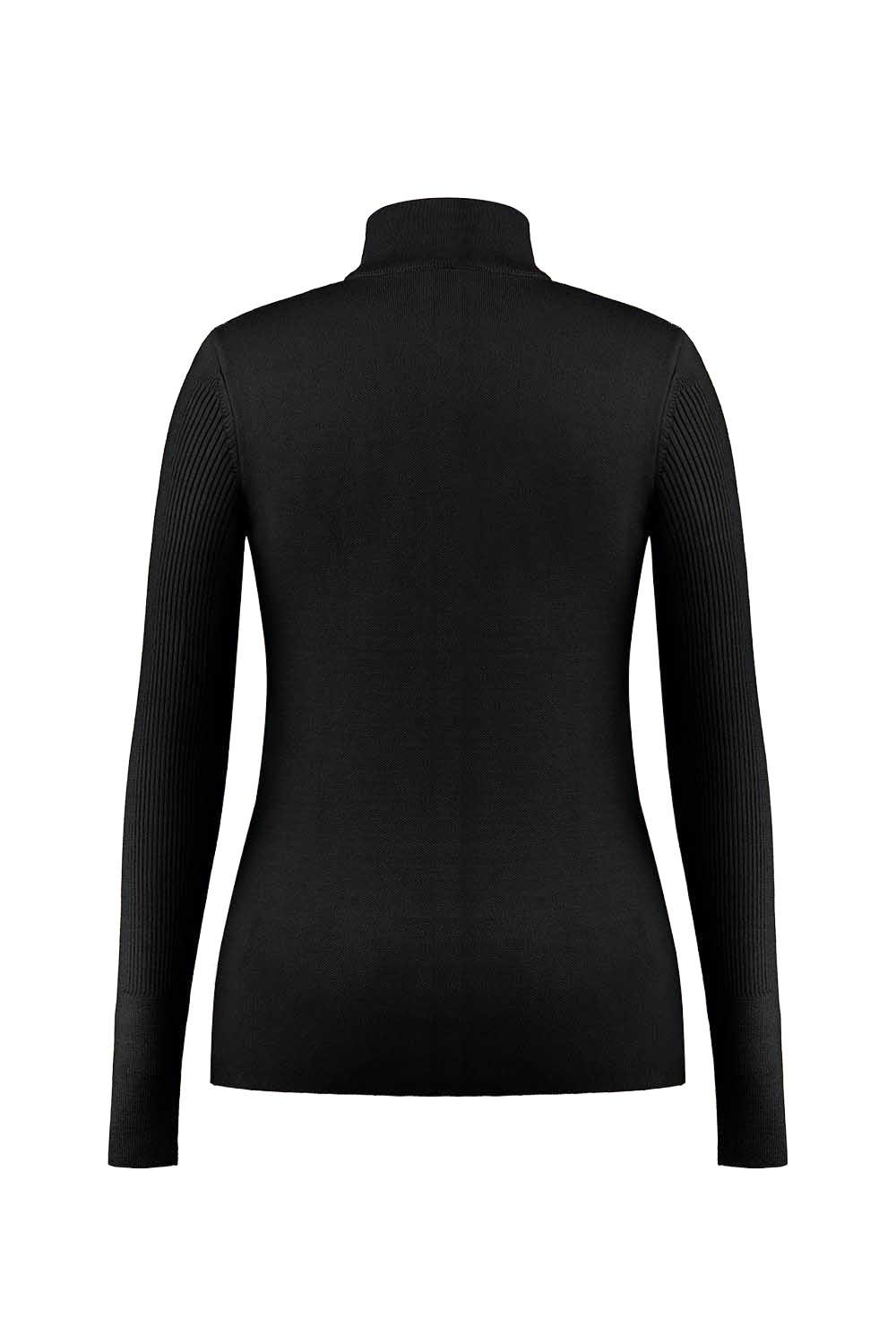 Women's Adele 1/4 Zip Sweater - Black
