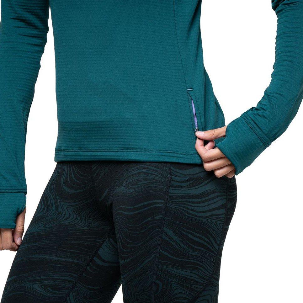 Women's Tech Winter 1/2 Zip Base Layer Top - Green