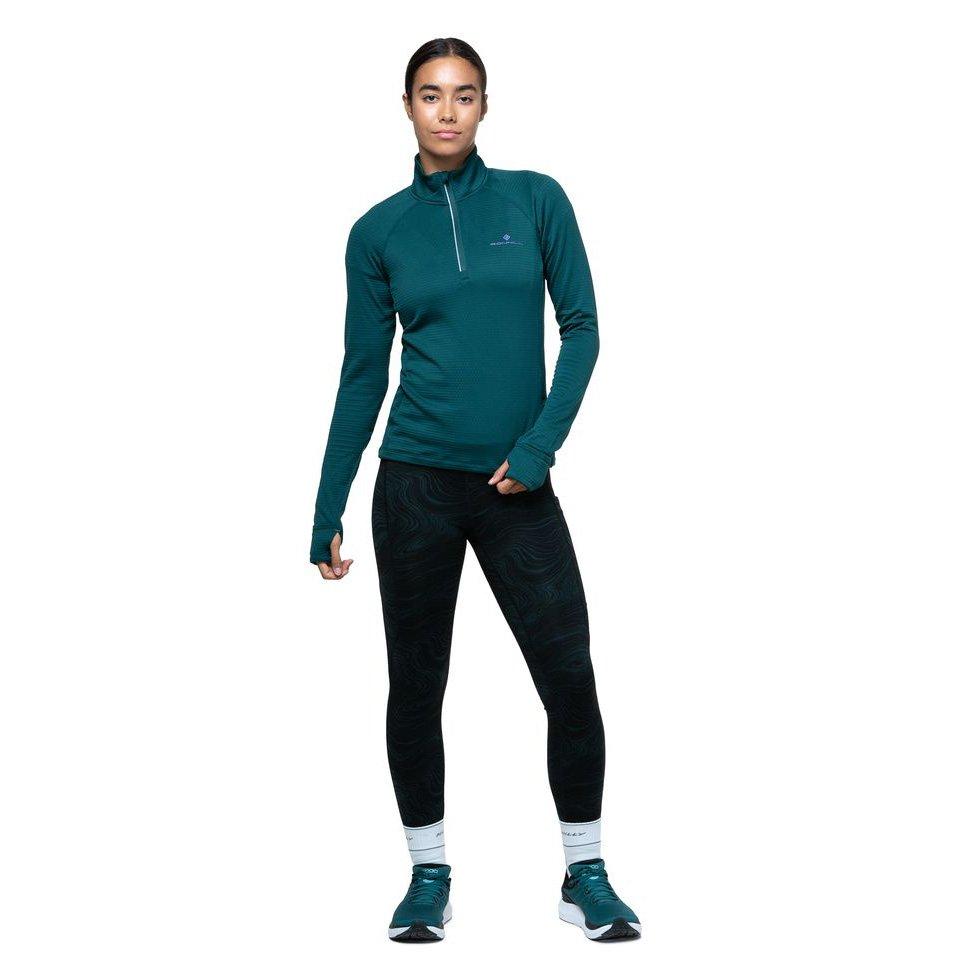 Women's Tech Winter 1/2 Zip Base Layer Top - Green