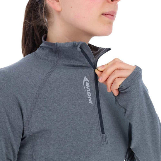 Women's Active 1/2 Zip Fleece - Grey