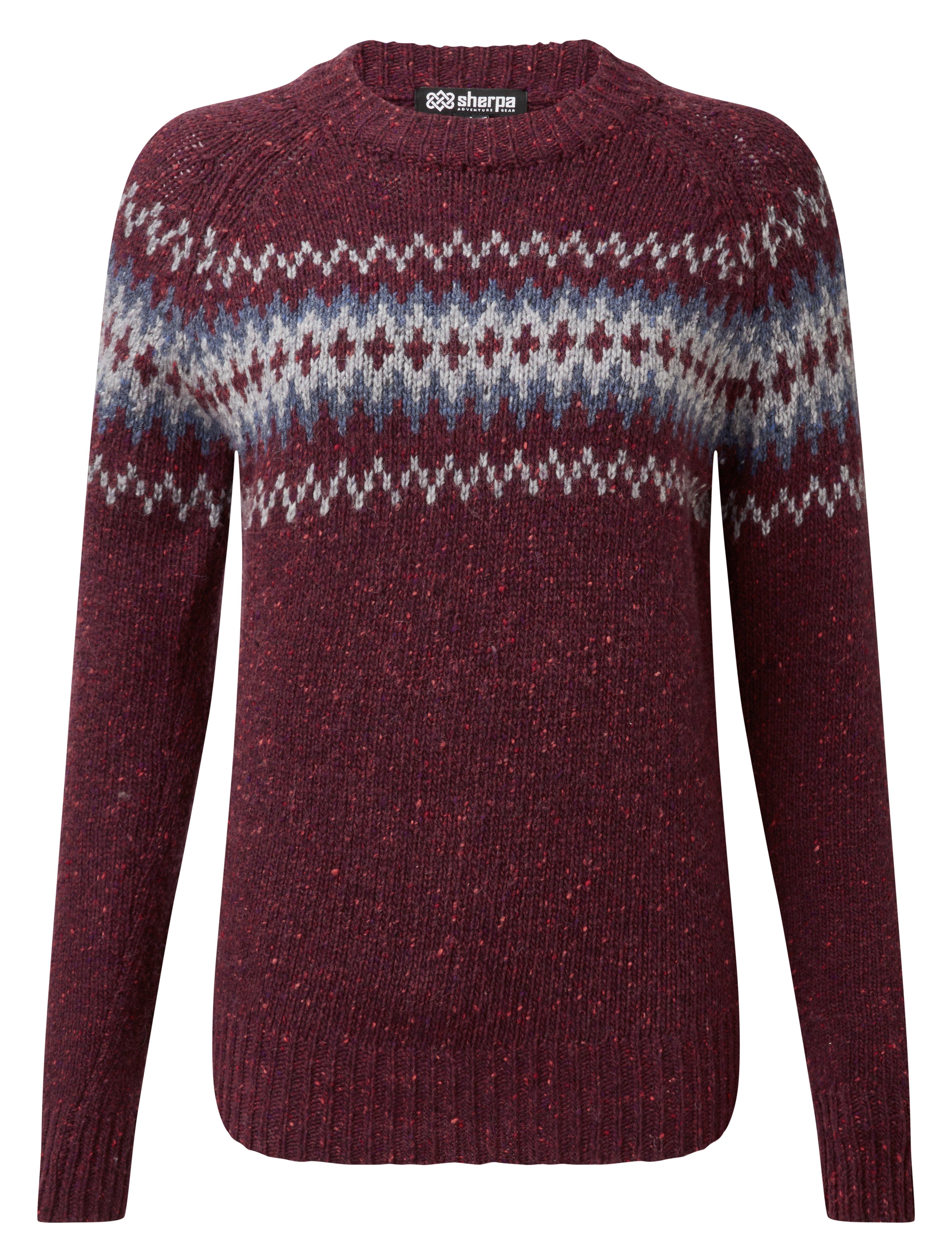 Women's Dumji Crew Neck - Beet Red