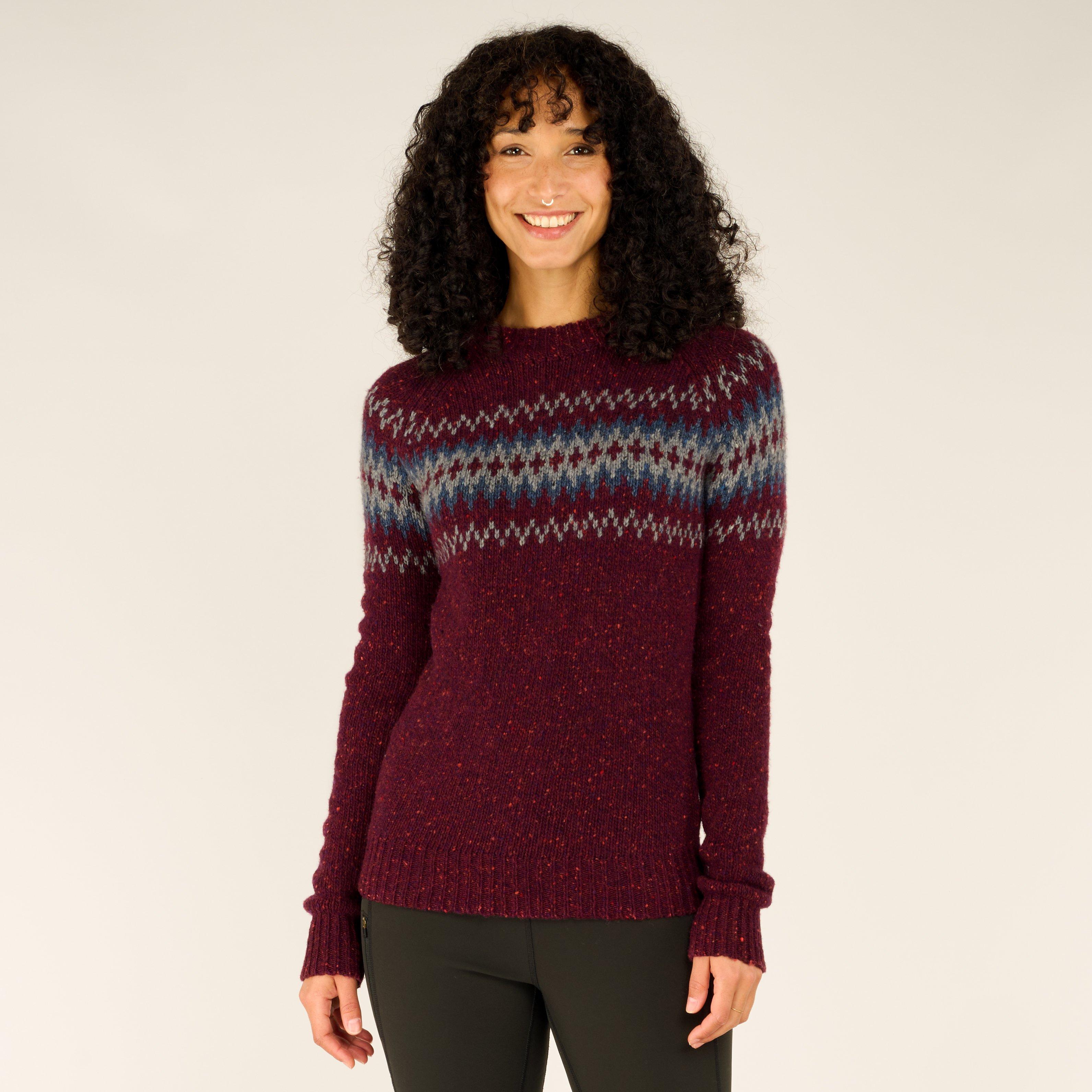 Women's Dumji Crew Neck - Beet Red