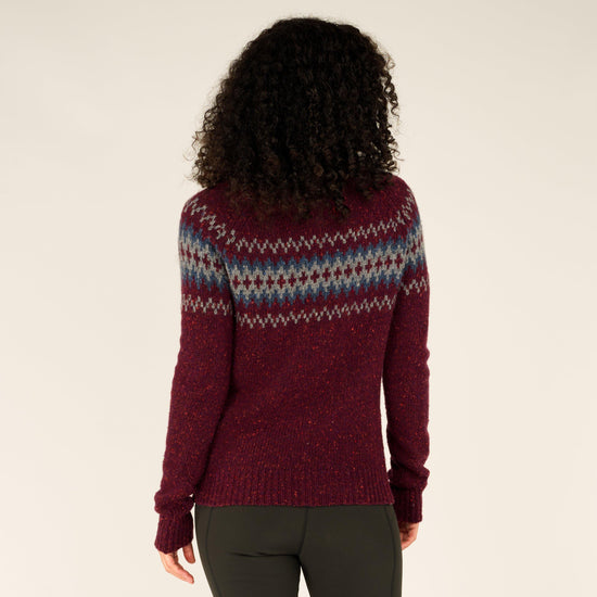Women's Dumji Crew Neck - Beet Red