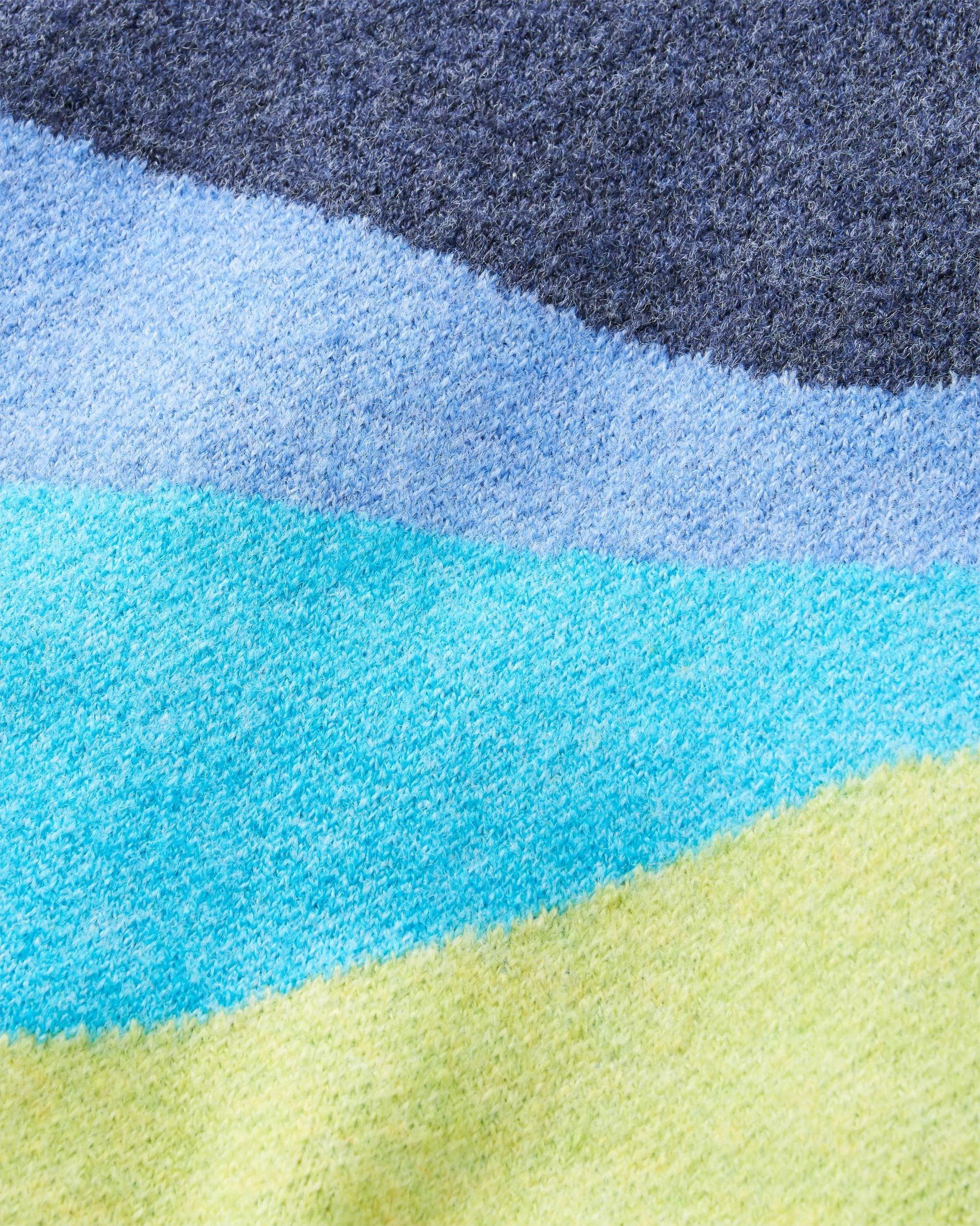 Women's Scenic Knitted Jumper - Blue