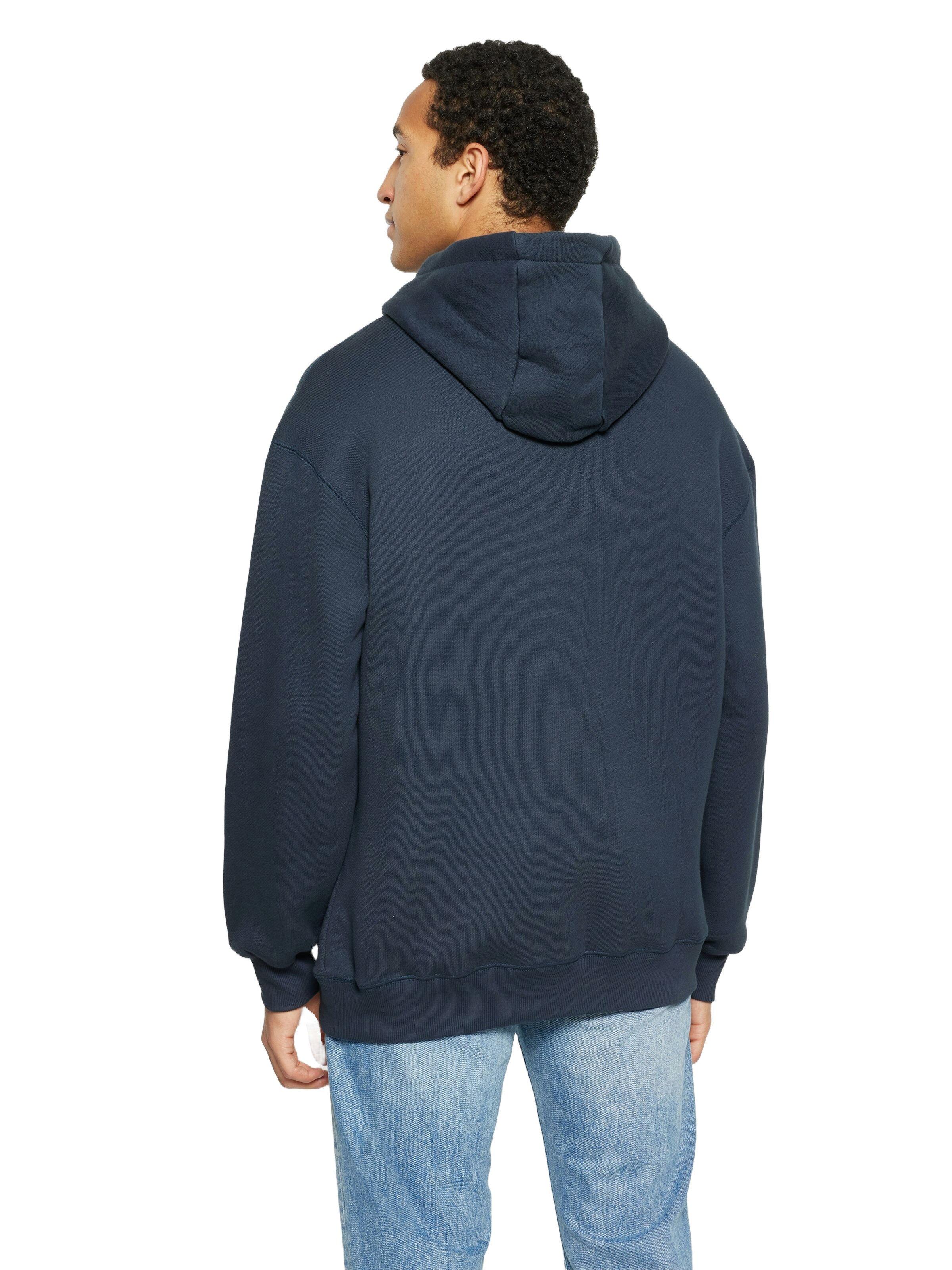 Men's Diagonal Terry Hoody - Navy