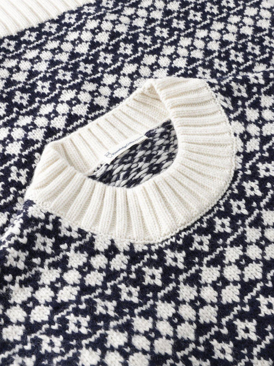 Women's Lambswool Sweater - Blue