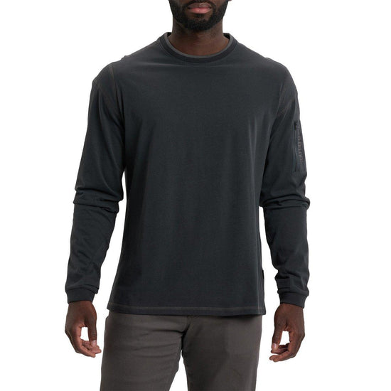 Men's Kommando Crew Long-Sleeve Top - Black