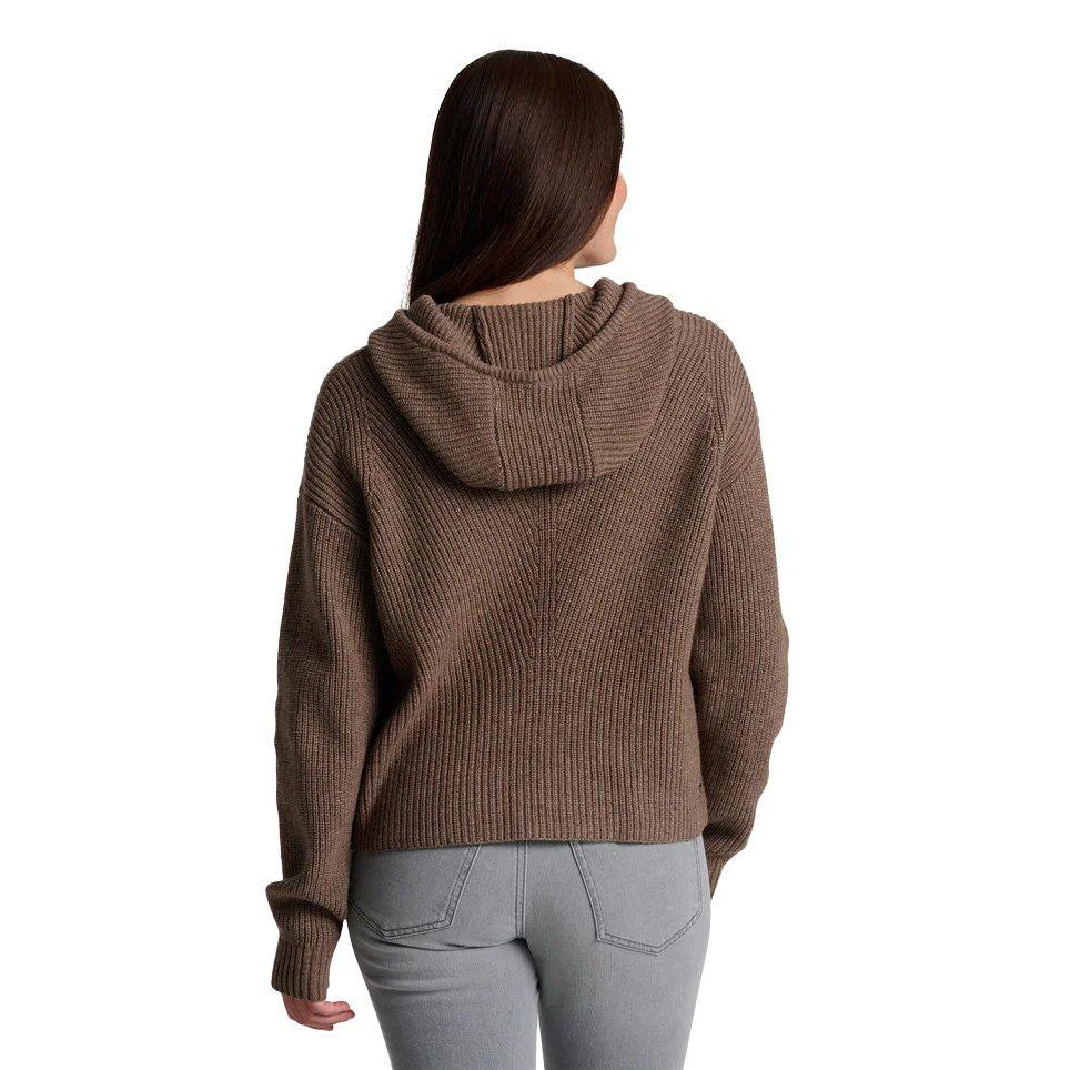 Women's Fireside Hoody Sweater - Brown
