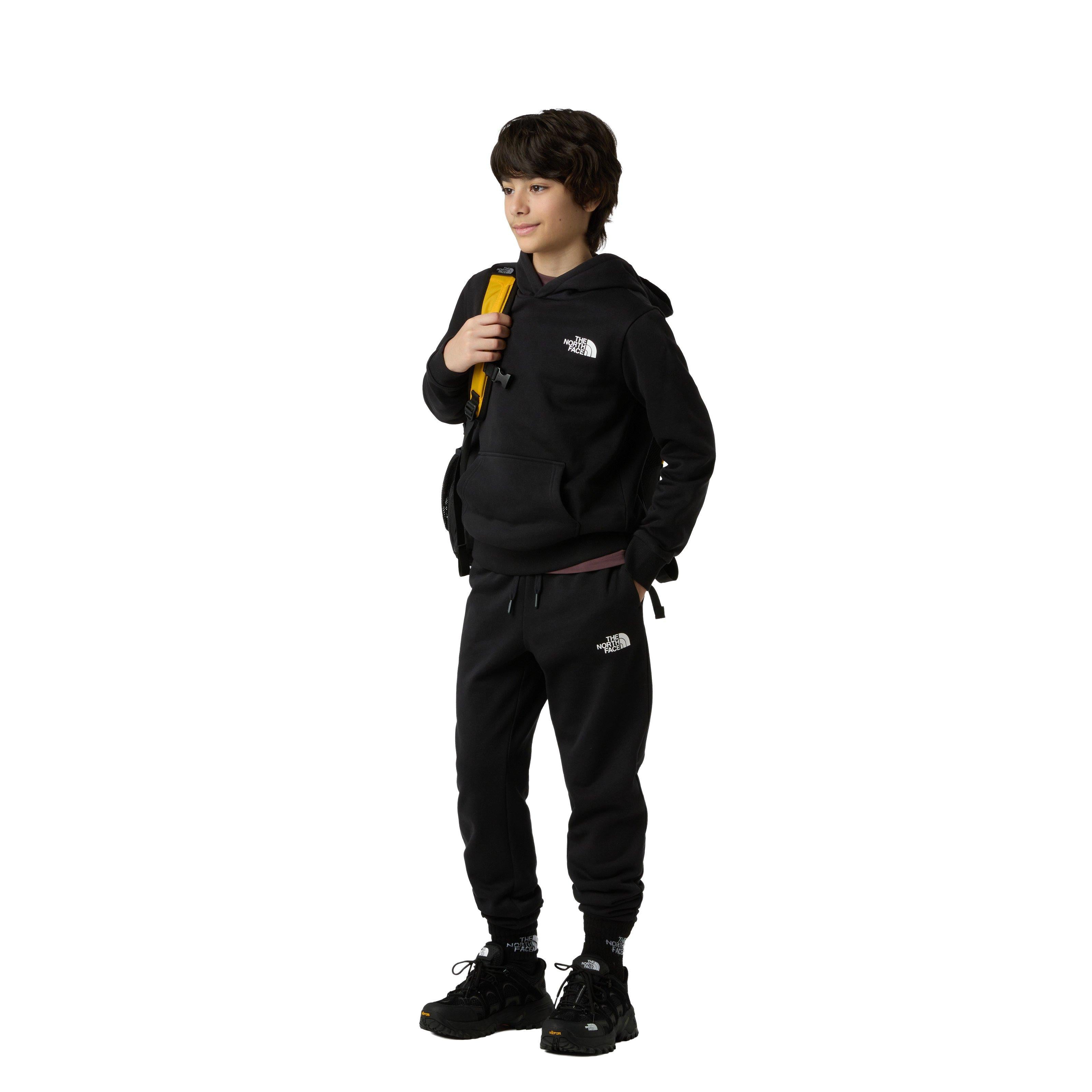 Kids' Simple Dome Hoodie - Black