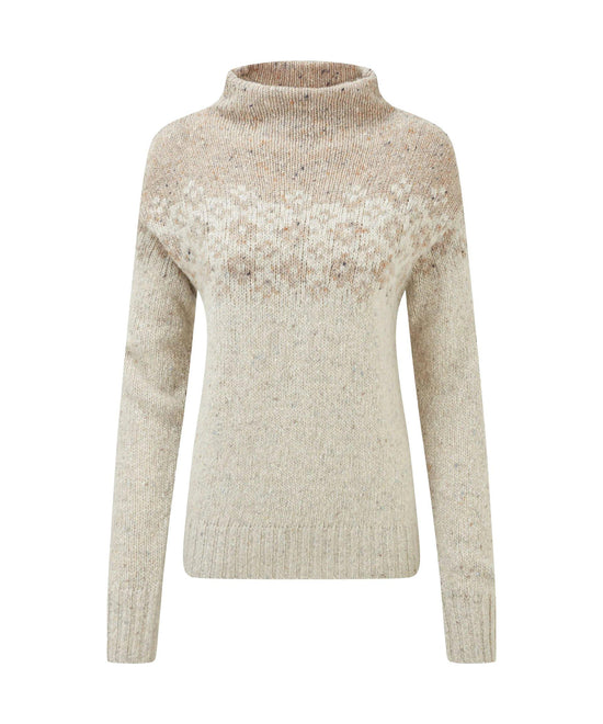 Women's Mandari Mock Neck Sweater - Cream