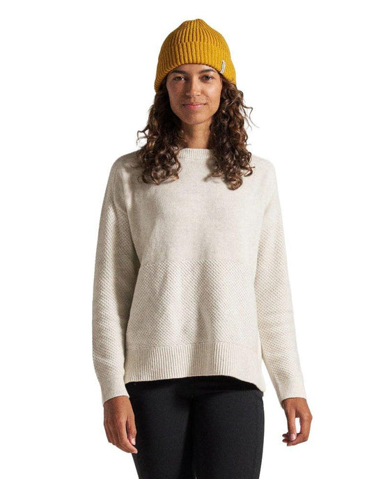 Women's Cove Cotton Knitted Jumper - White
