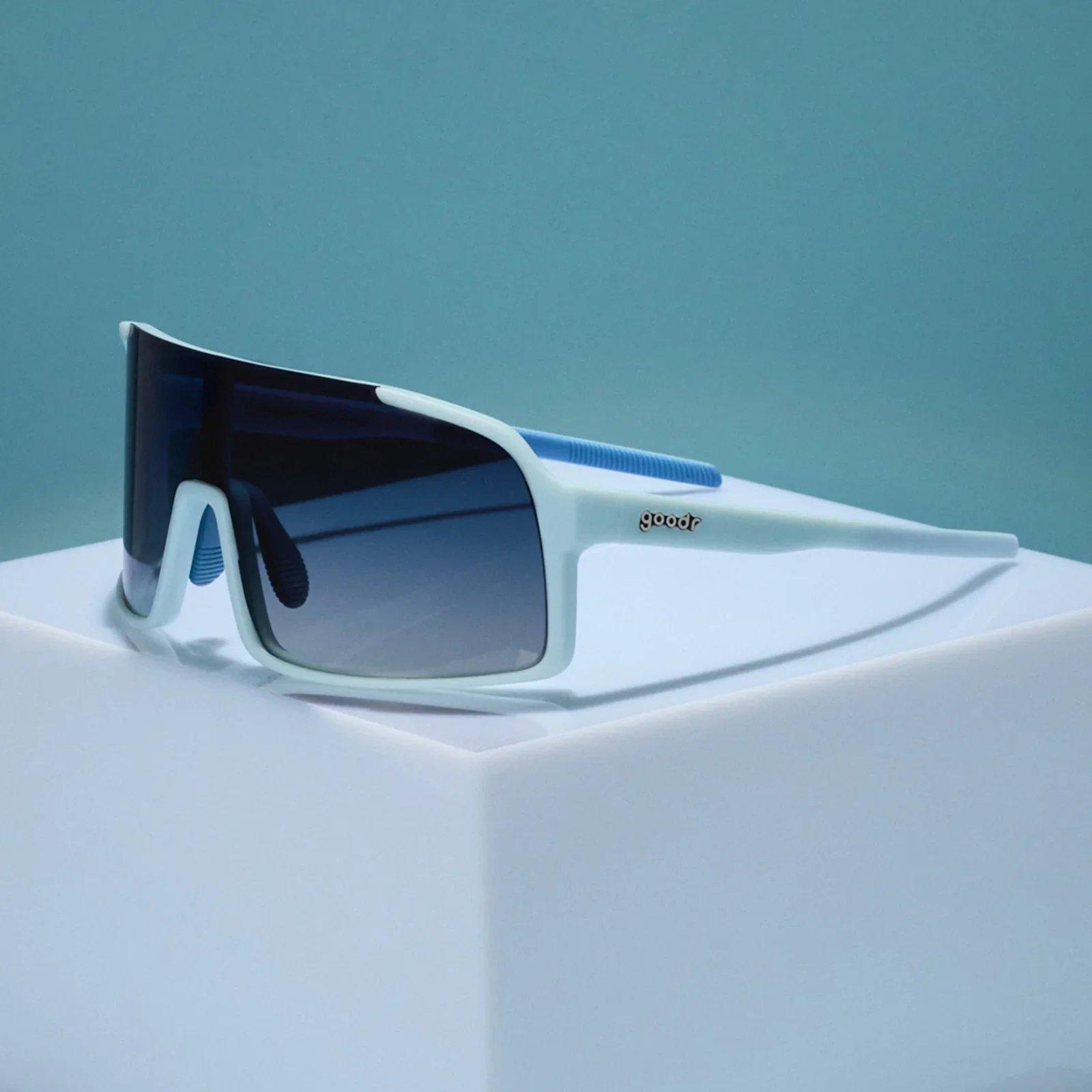 Unisex Kidnapped by a Cyborg Sunglasses - Blue