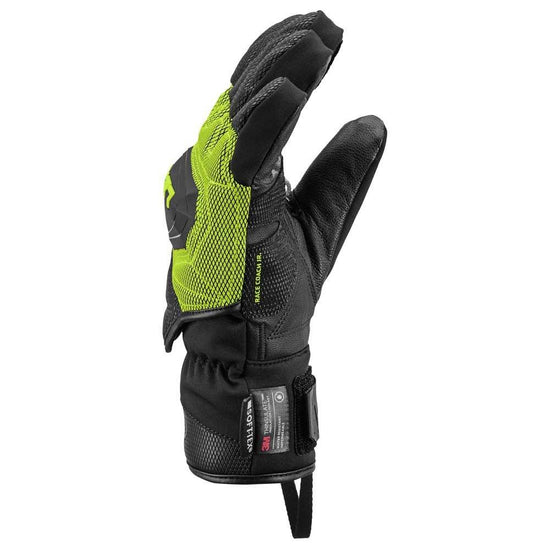 WCR Coach 3D Junior Race Gloves - Black/Yellow