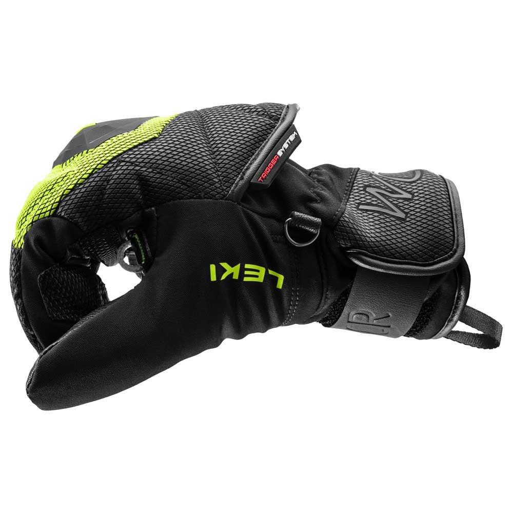 WCR Coach 3D Junior Race Gloves - Black/Yellow