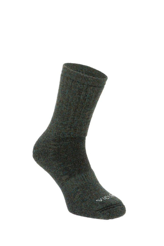 Alpaca Highland Fully Cushioned Sock - Green