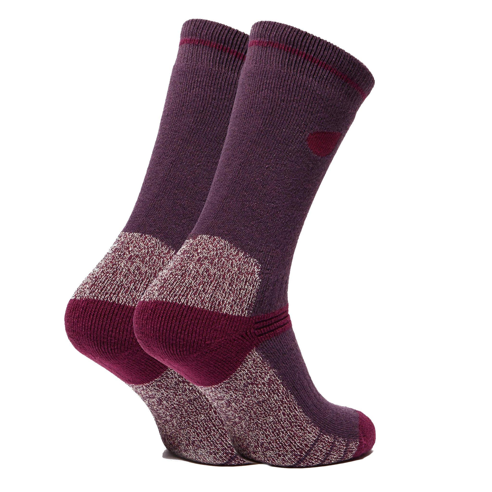 Women's Heavyweight Outdoor Socks 2-Pack - Purple