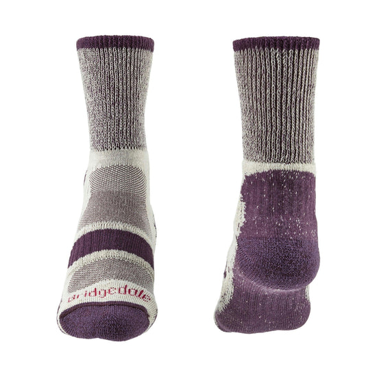 Women's Cotton Cool Hike Lightweight Socks - Purple
