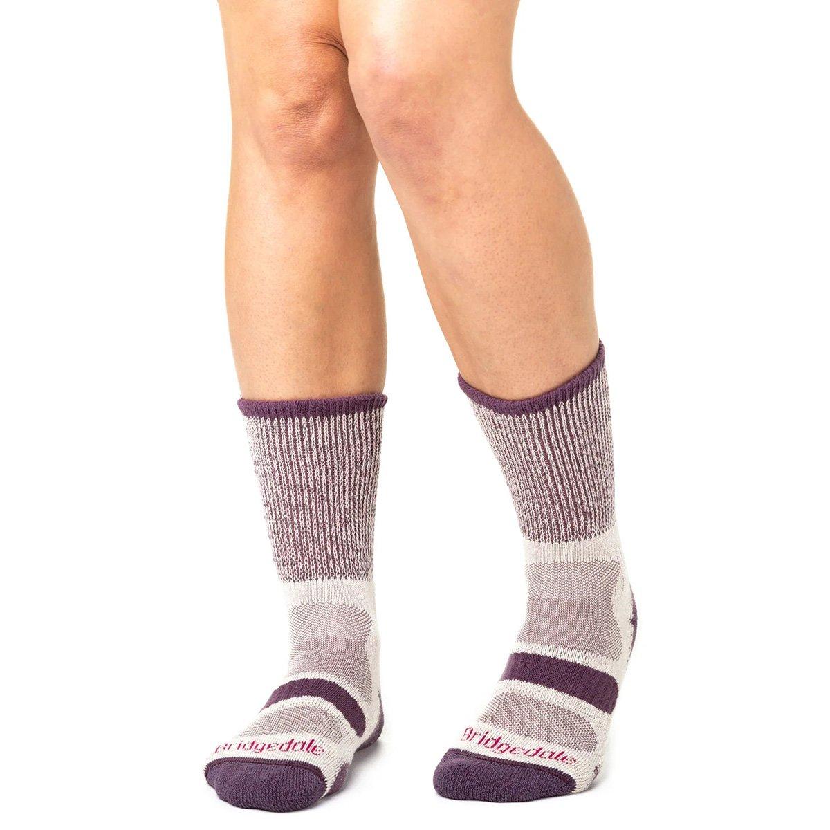 Women's Cotton Cool Hike Lightweight Socks - Purple